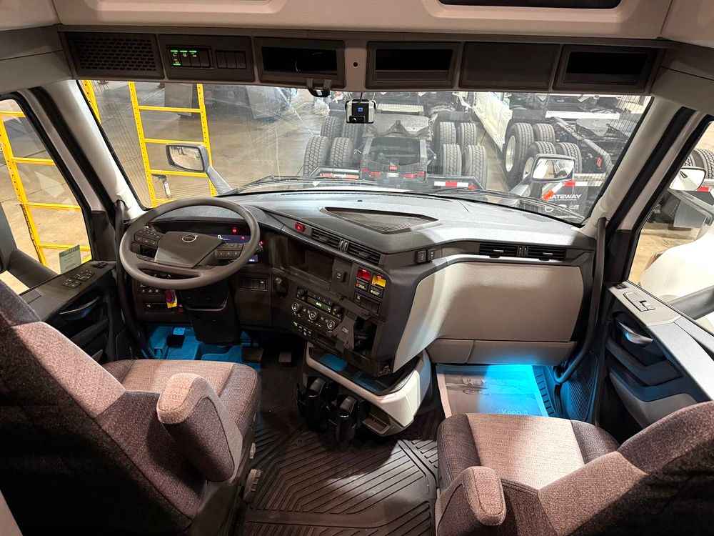 Driver seat and dash of a Rogue Carrier tractor
